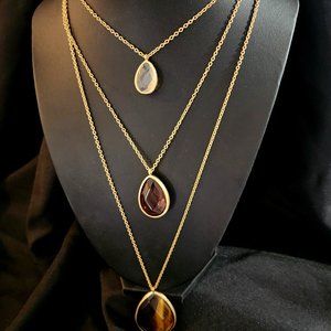 Chloe & Isabel Minaret Three-Row Convertible Necklace